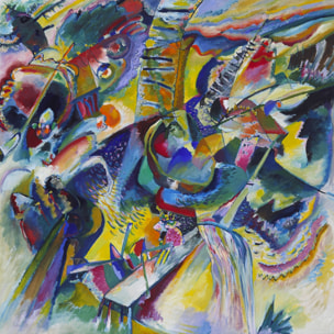 Tableau d'art Improvisation de Kandinsky Toile imprimée