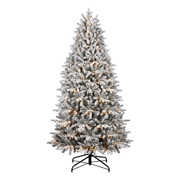 Scintilla - Albero di Natale con 4400 luci LED in PE e PVC Ø124x240 cm 1935 Punte