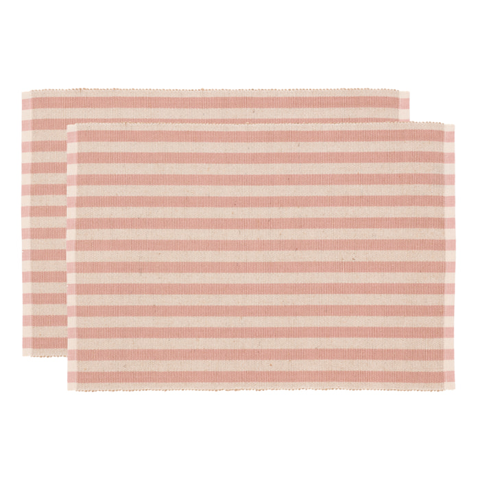 Set de 2 set de table Statement Stripe 33x48cm
