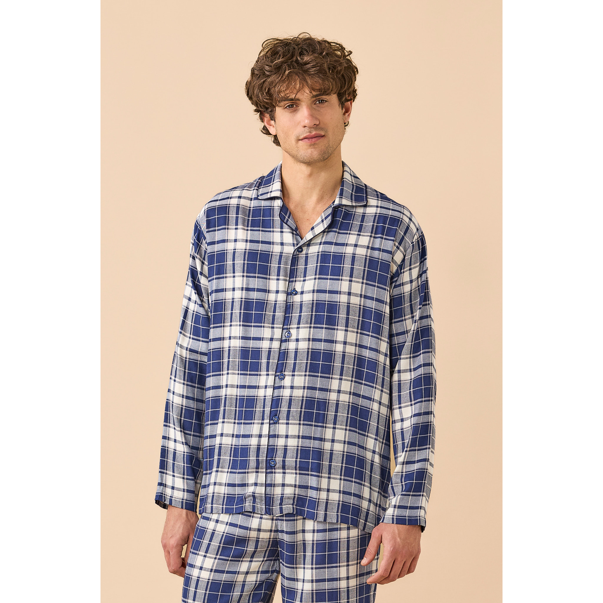 Pigiama uomo flanella articolo tartan. Noidinotte