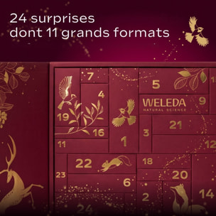 WELEDA - CALENDRIER DE L'AVENT 2026 (11 produits originaux, 2 formats voyage et 11 mini-formats) - Valeur 133€