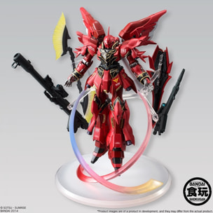 Gundam MSN-06s Figura Sinanju Fw Fusion Works 13cm Bandai