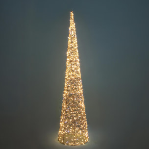 Cono con 1000 led 10% flash pvc - Pezzi 1 - ORO - Bianchi Dino SpA