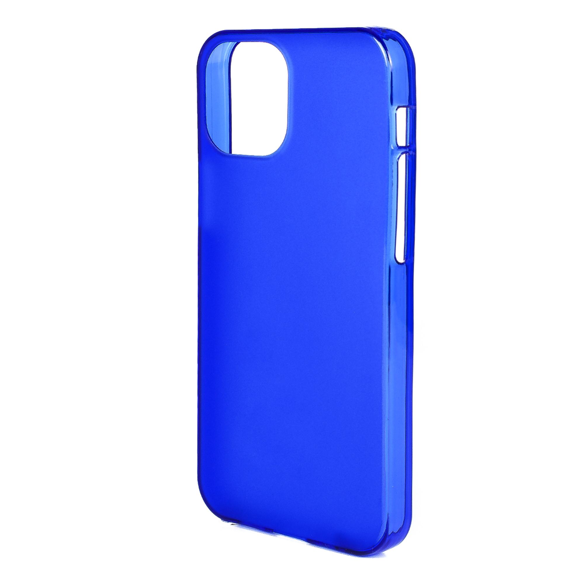 Custodia in silicone per iPhone 13 Mini. Finitura opaca semi trasparente con bordi lucidi.