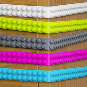 DAM Nastro Adesivo per Giochi di Costruzione 100x1 Cm. Colore fucsia