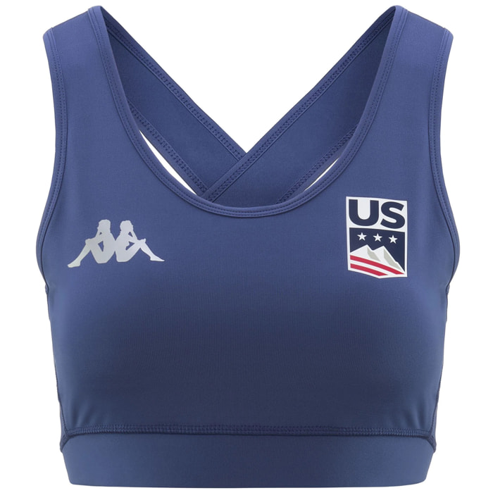 Maglie gioco Kappa Donna Kombat Das Us Blu