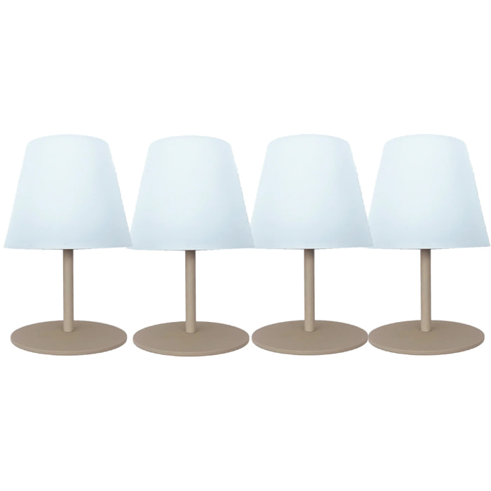 4 Lampe de table sans fil TWINS H16CM
