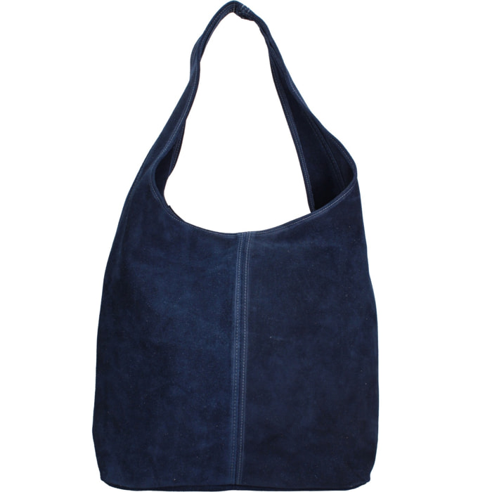 Borsa a mano da donna Made in Italy - Modello Valeria Chic - 100% pelle - 40.0 x 35.0 x 15.0 cm