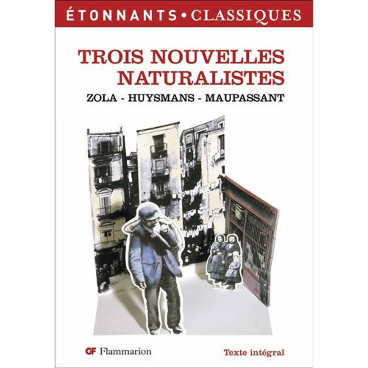 Zola / Huysmans / Maupassant | trois nouvelles naturalistes (nouvelle couverture) | Livre d'occasion