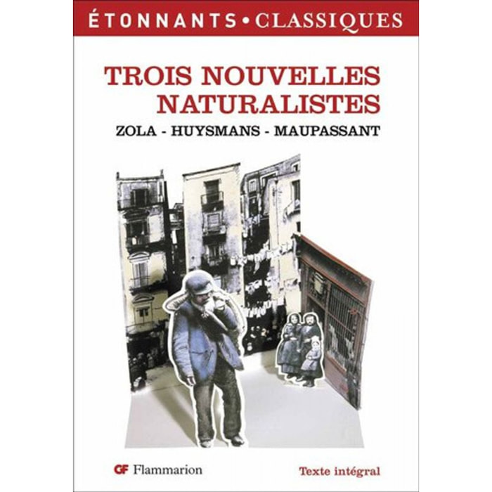 Zola / Huysmans / Maupassant | trois nouvelles naturalistes (nouvelle couverture) | Livre d'occasion