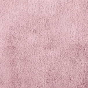 Tapis Imitation Fourrure Fin Rose 120x170cm