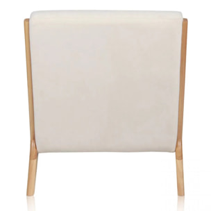 Butaca Elka Beige - Madera natural
