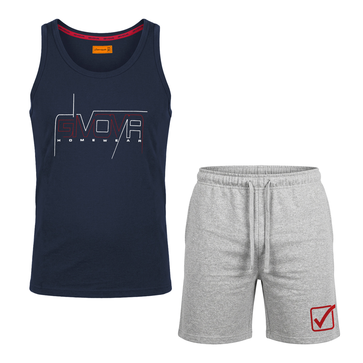 Completo Homewear Uomo Corto GIVOVA Cotone