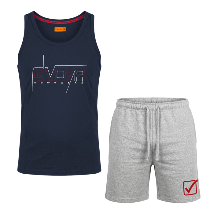 Completo Homewear Uomo Corto GIVOVA Cotone
