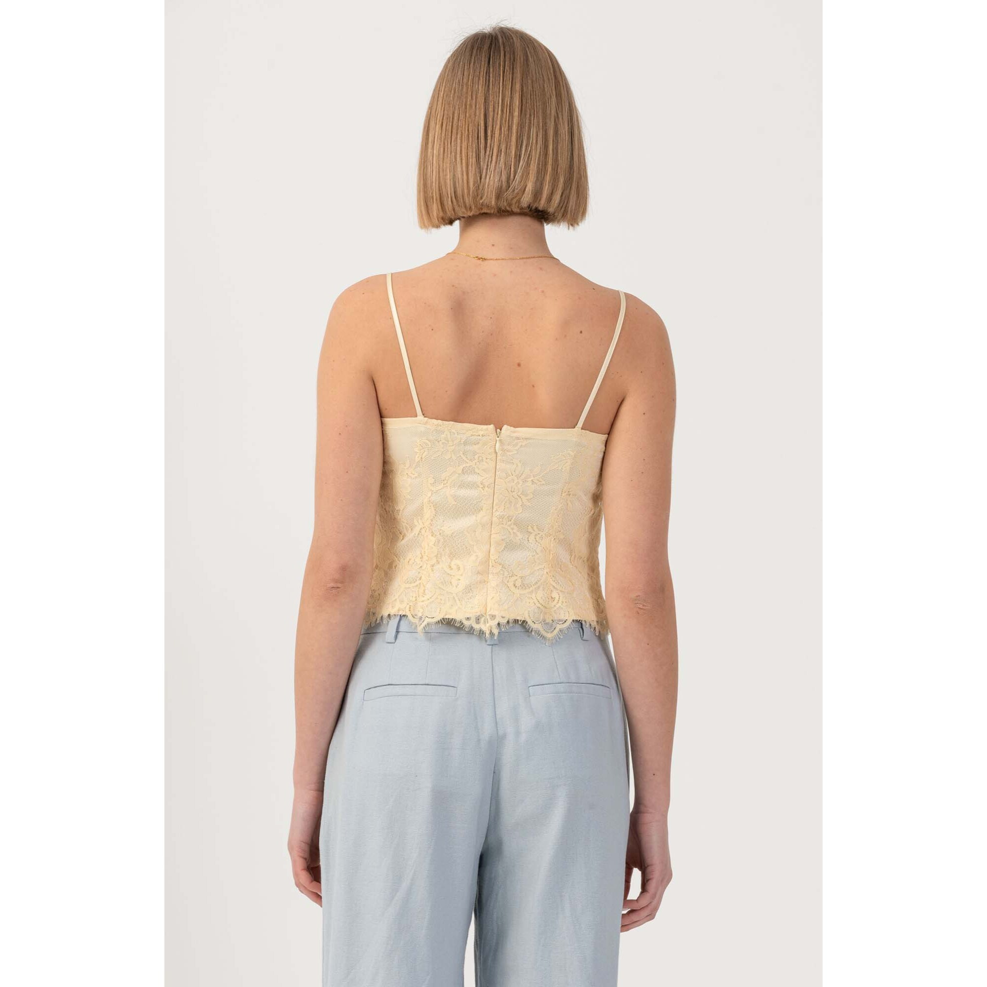 Kocca - Top bustier in pizzo Donna