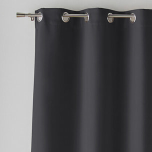 Rideau polyester isolant ombre