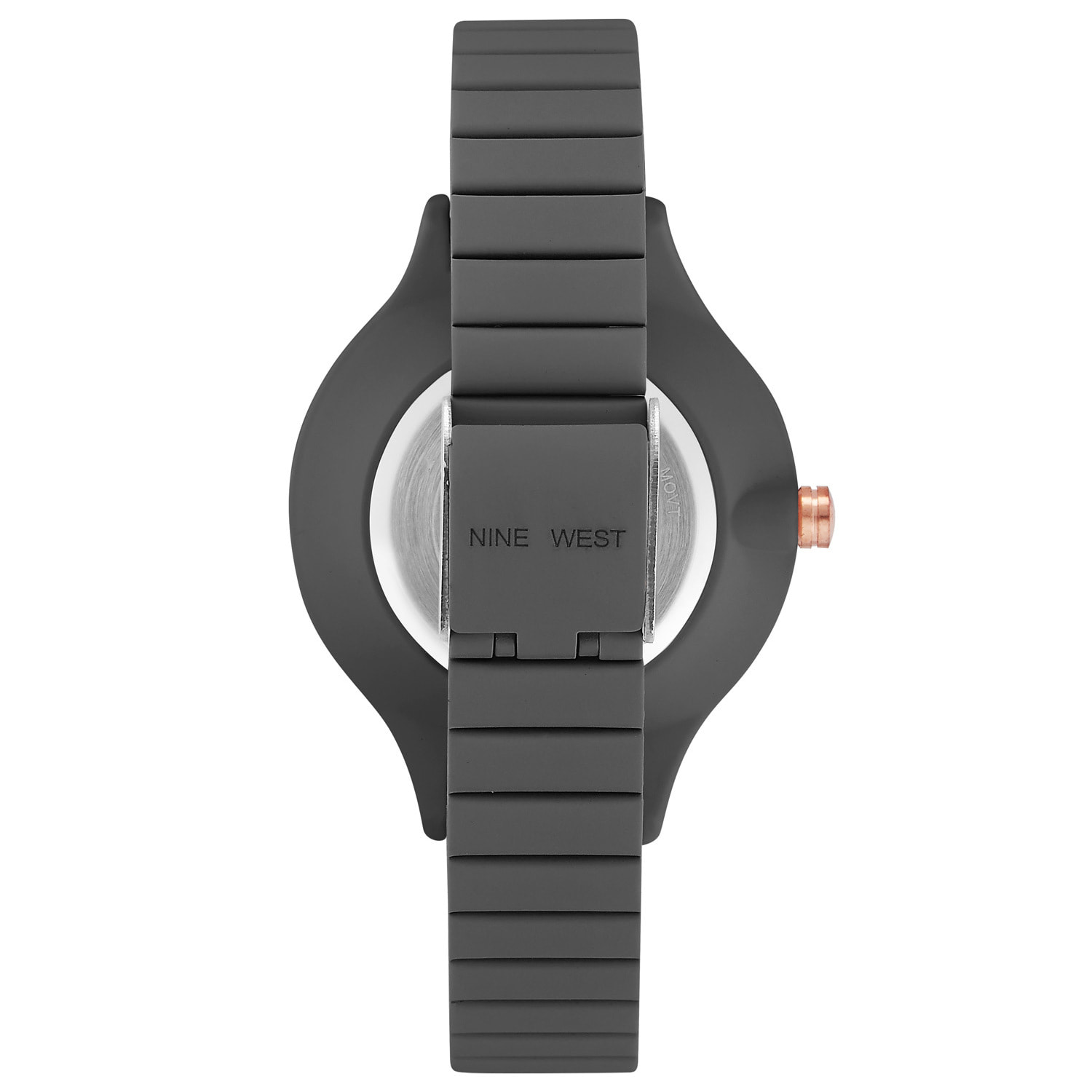 Reloj Nine West NW-2562GYGY Mujer Analogico Cuarzo con Correa de Aluminio