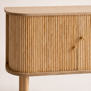 Bahut en bois clair avec portes coulissantes HECTOR