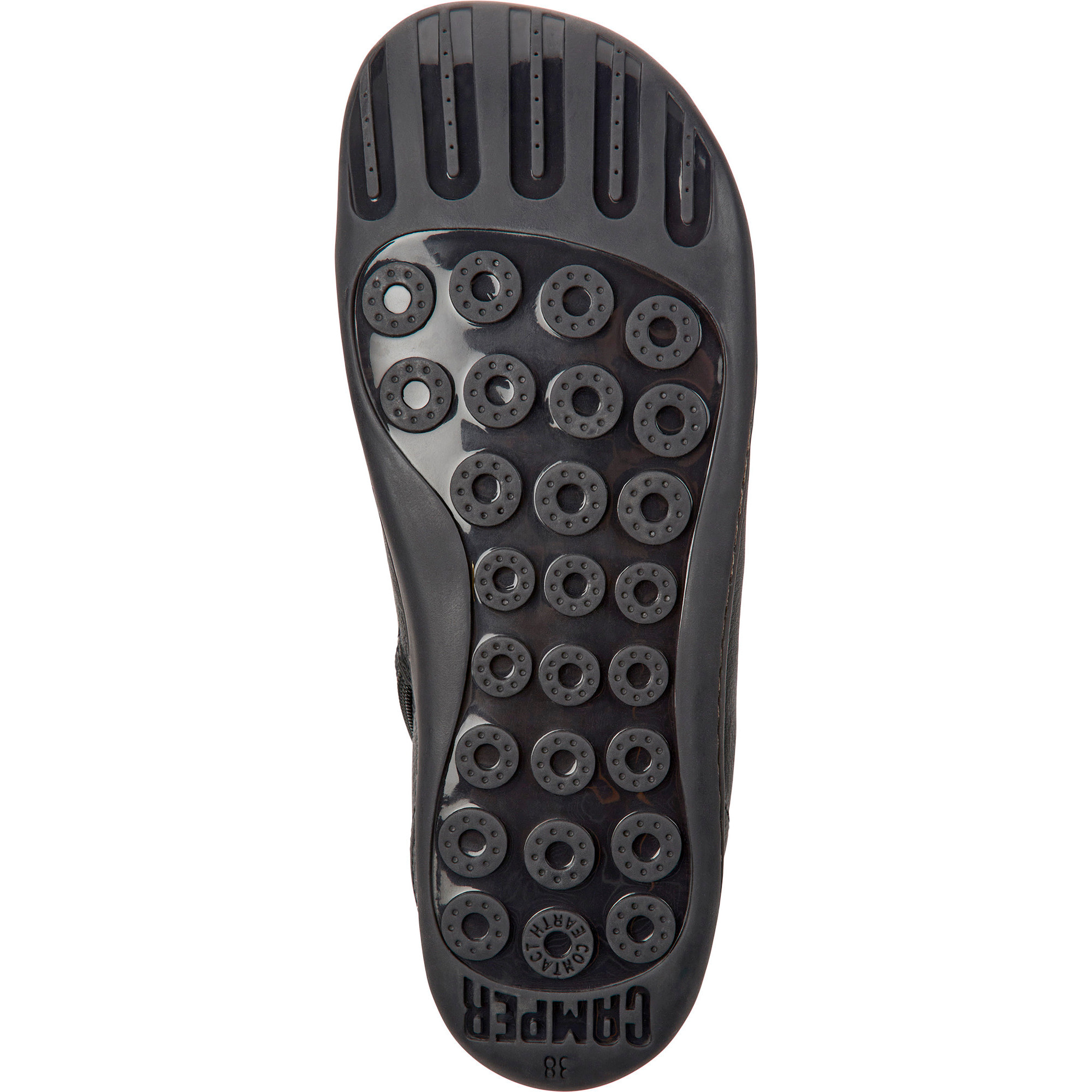 Botines - CAMPER Peu Cami - Negro - Cuero liso