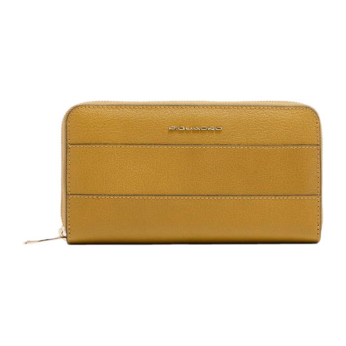 Piquadro Portafogli donna grande zip-around