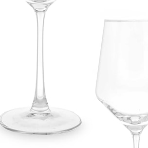 PACK 6 CALICI DA VINO CONICI 450ML