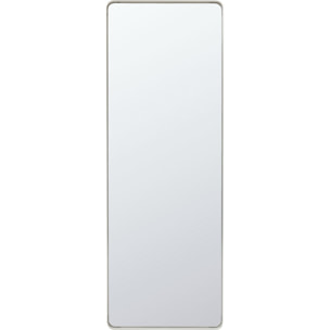 Miroir Curve rectangulaire 200x70cm beige Kare Design