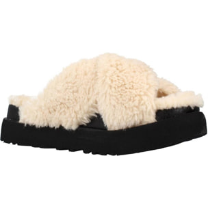 ZAPATILLAS DE CASA - PANTUFLAS UGG W FUZZ SUGAR CROSS SLIDE