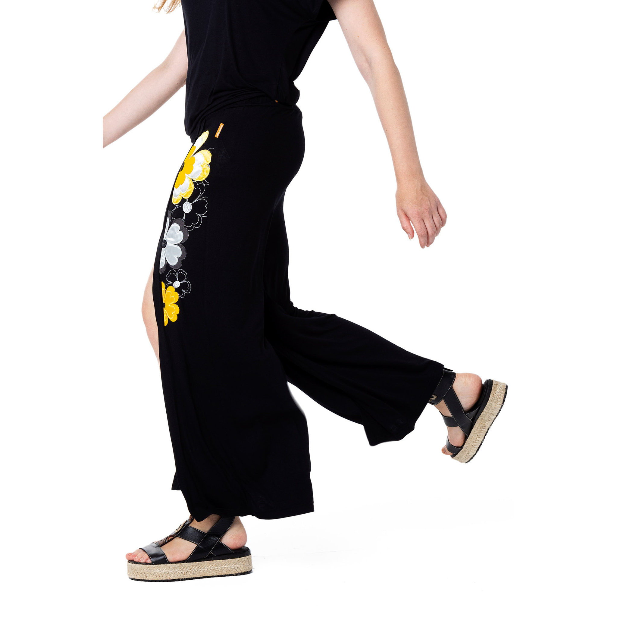 Mamatayoe Pantalón Ocaso Para Mujer, Negro