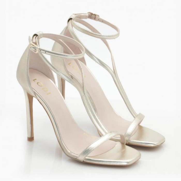 SANDALIAS DORADAS WALKER