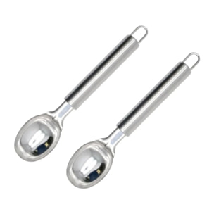 Set de 2 cuillères à glace inox Fackelmann Elemental