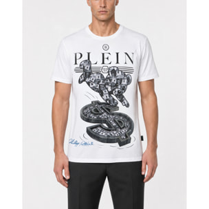 PHILIPP PLEIN Camiseta de cuello redondo y manga corta TEDDY
