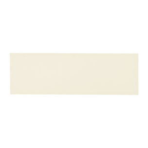 Chemin de table uni en lin, Made in France, FLORENCE , Blanc Crème