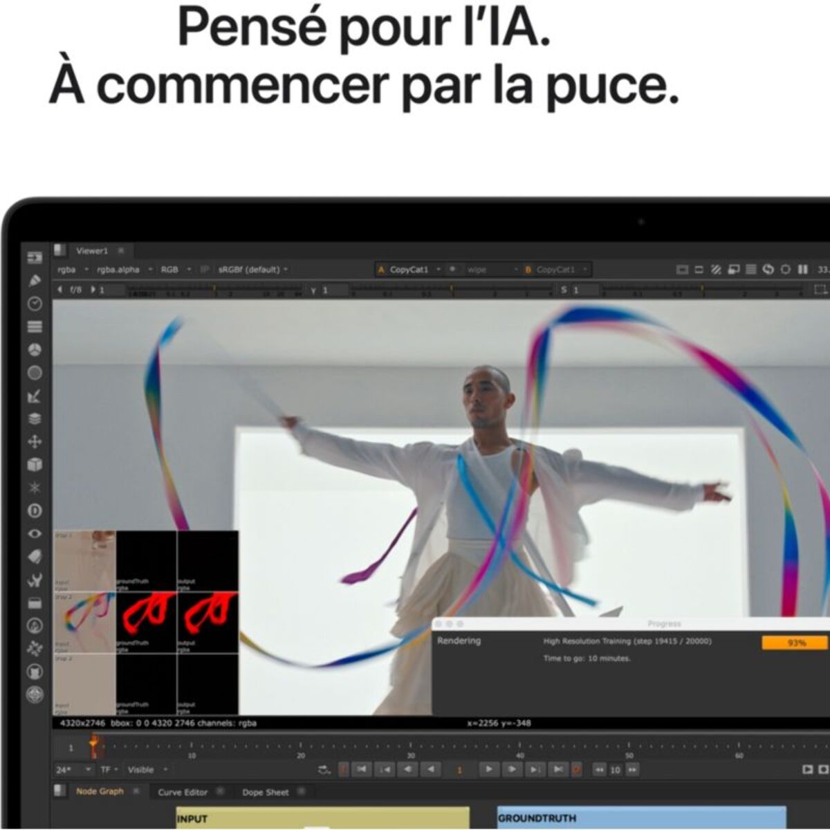 Ordinateur Apple MACBOOK Pro 16" Puce M5 Max CPU 18 / GPU 40 coeurs Mémoire RAM 48Go Stockage 2To SSD XDR Noir sidéral