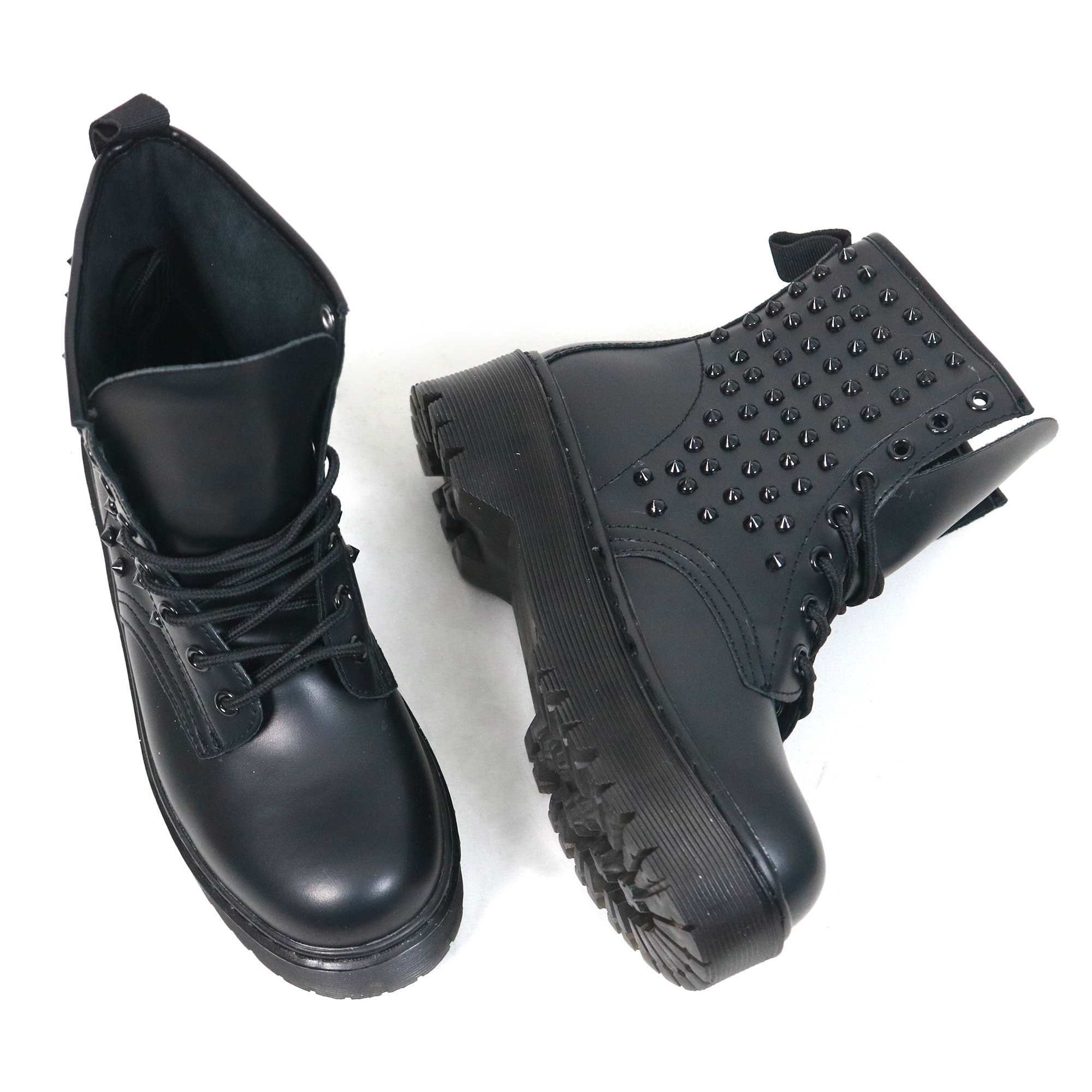 ANFIBIO 8 BUCHI PLATFORM BORCHIE NERO