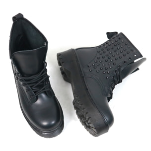 ANFIBIO 8 BUCHI PLATFORM BORCHIE NERO