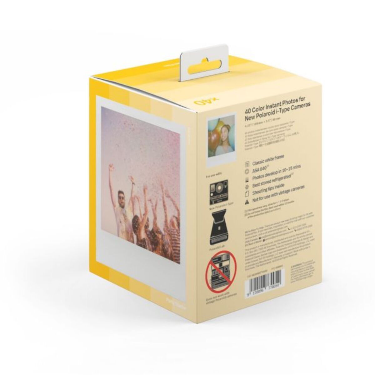 Papier photo instantané POLAROID Color film 600 (x40)