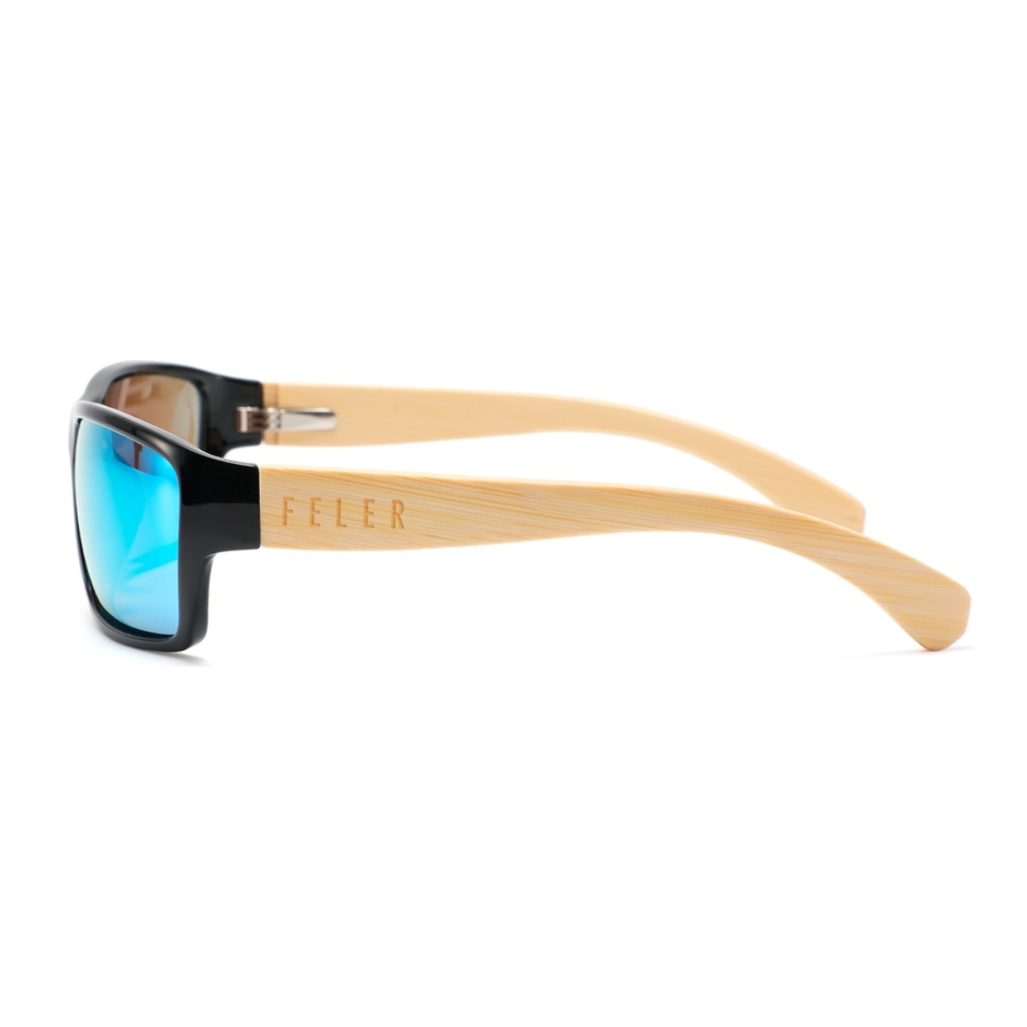 Gafas de Sol Feler 1059M-4 Polarizadas de Madera Unisex 60 mm