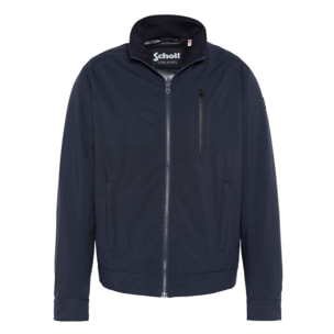BUTLERBASIC JACKET IN SUPER LIGHT FABRIC WITH LAMINATIONSchott NYCNAVY