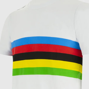 Uci World Champion Rainbow Stripes Kid's Jersey - Print