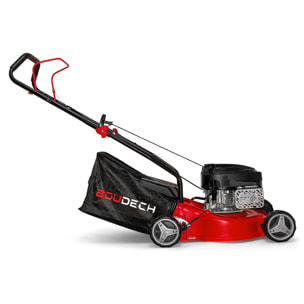 Tagliaerba a spinta motore a scoppio 132cc 1,9HP OHV 4 Tempi ampiezza di taglio di 400mm