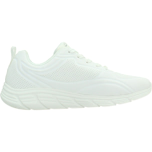 Sneakers De  Mujer Bobs B Flex Lo Cool Ease Blanco