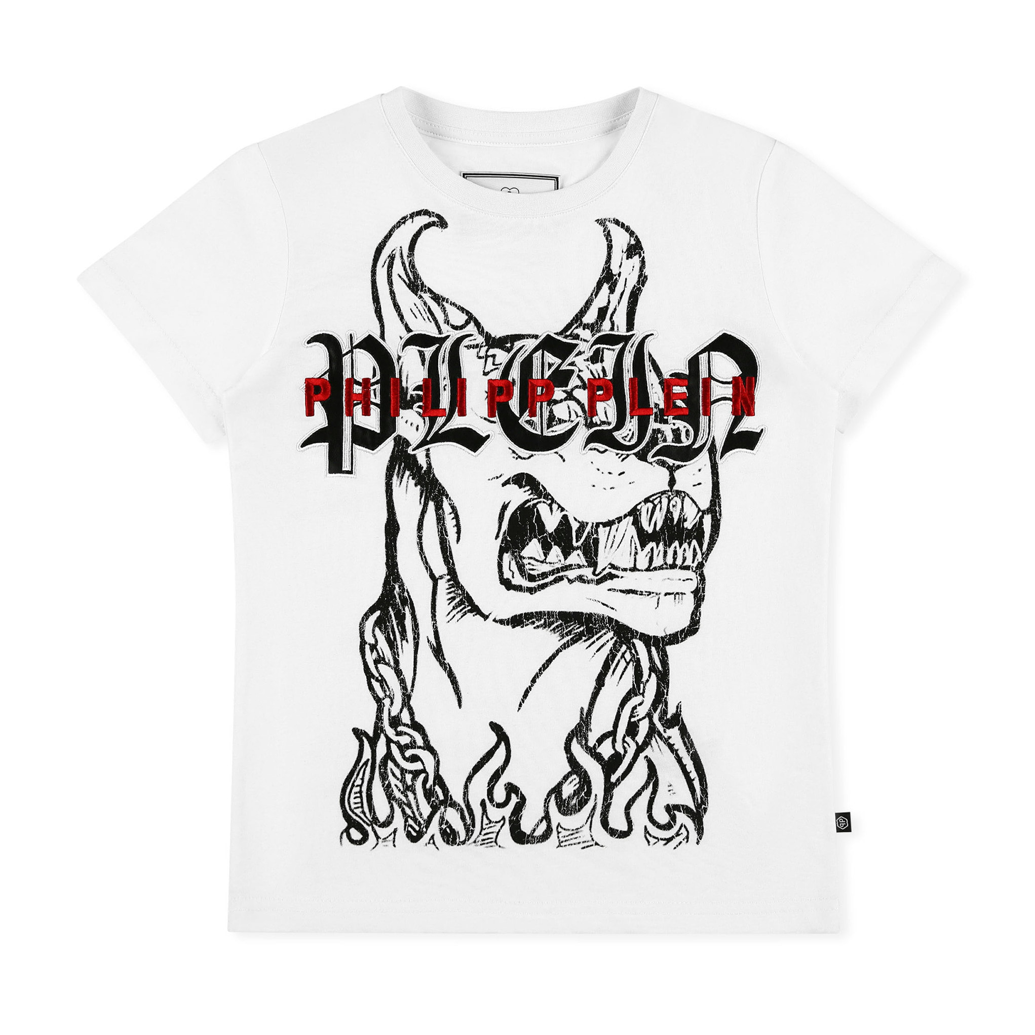 PHILIPP PLEIN T-shirt Round Neck SS Gothic Plein
