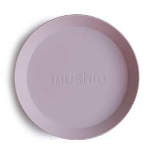 Mushie Pack Dos Platos Redondos Solid