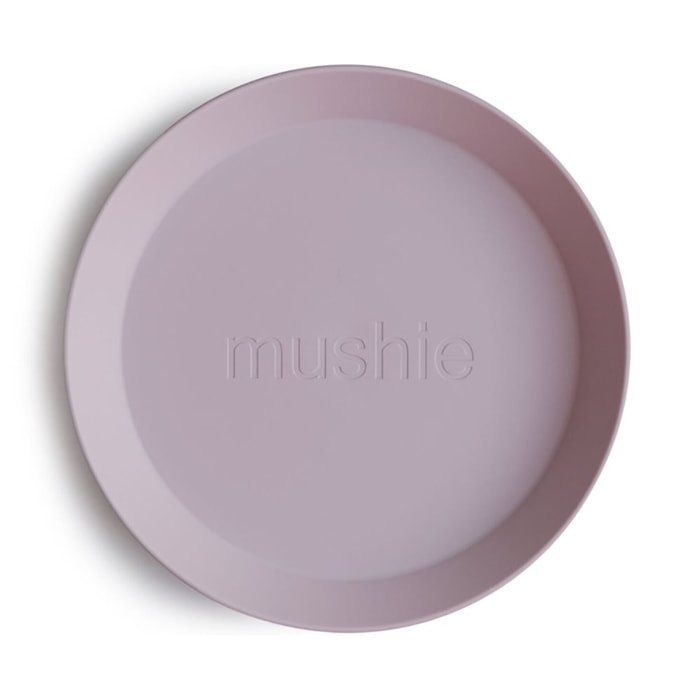 Mushie Pack Dos Platos Redondos Solid