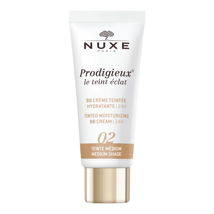 PRODIGIEUX - BB Crème Teintée Hydratante | 24H, Prodigieux® le teint éclat 30ml -  Teinte Medium
