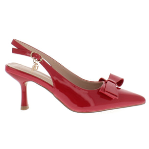 Marina Galanti Scarpe Donna Decollete Ankle Strap Heeled 70 MG 1A125 Red