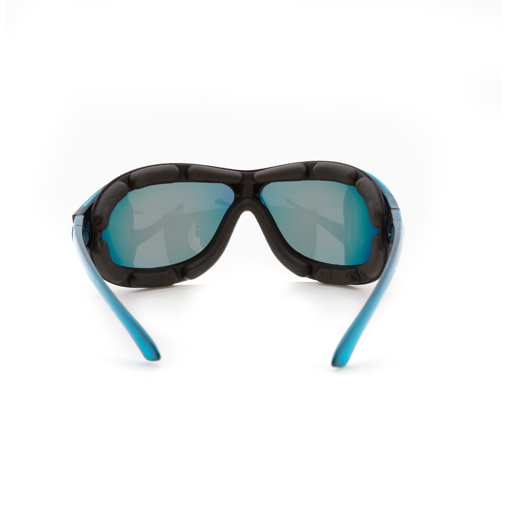 Gafas de deportes acuáticos OCEAN TIERRA DE FUEGO - Azul transparente / Revo roja