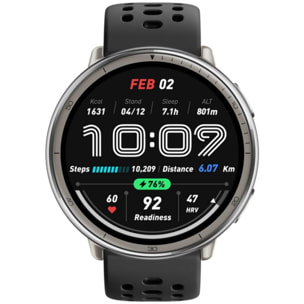 Montre sport AMAZFIT Active 2 Round Black Sport Silicone