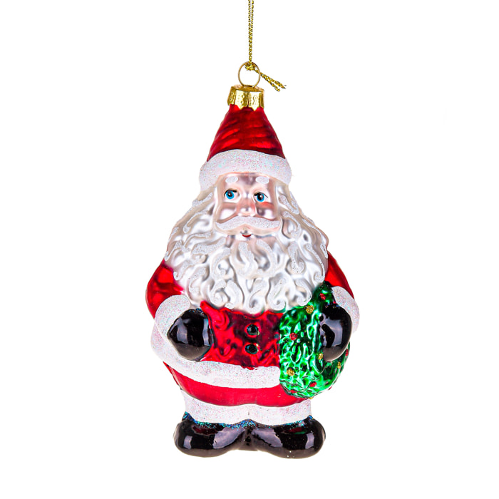 Babbo Natale - Pezzi 2 - Colore Multicolore - 13,4x6,3Hx7,6cm - Bianchi Dino