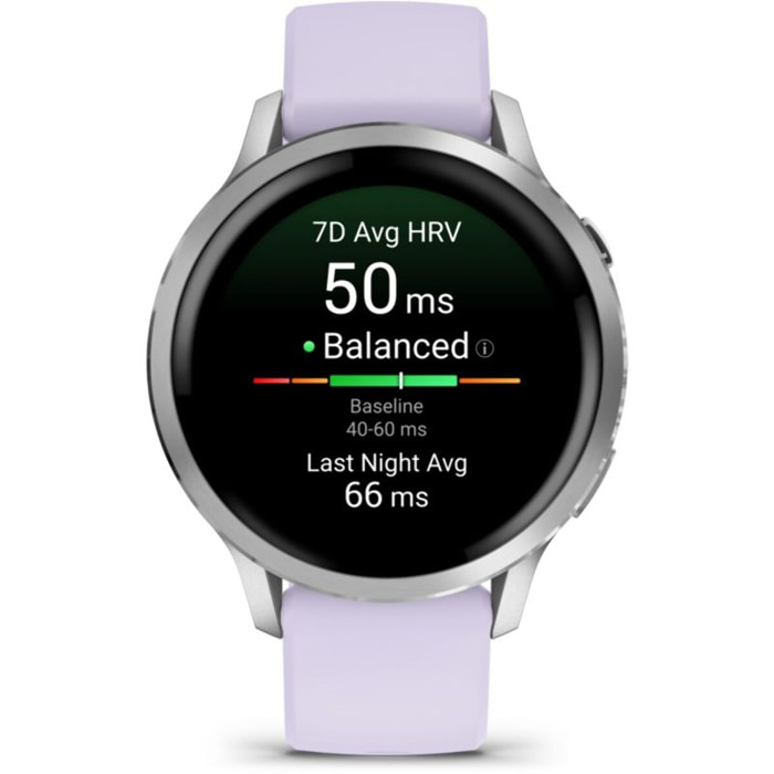 Montre sport GARMIN Venu 4 Gris/Silver Silicone Pervenche 41